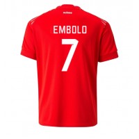 Pánský Fotbalový dres Švýcarsko Breel Embolo #7 MS 2022 Domácí Krátký Rukáv